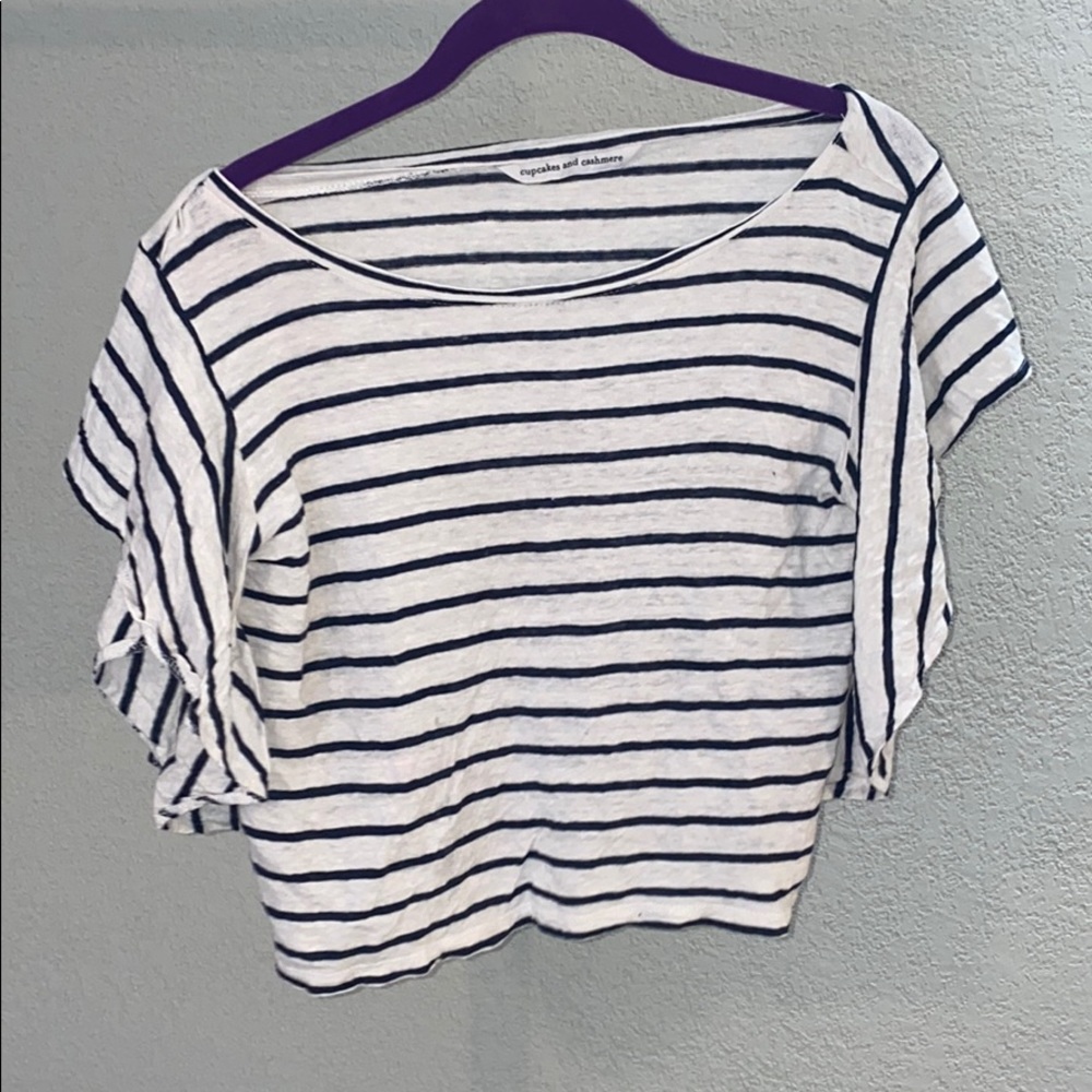 Cupcakes and cashmere stripped tshirt